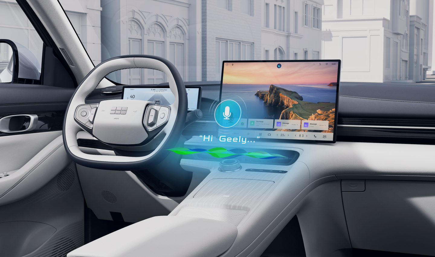 HI GEELY: HANDS-FREE CONTROL, SMARTER DRIVING HI GEELY: HANDS-FREE CONTROL, SMARTER DRIVING